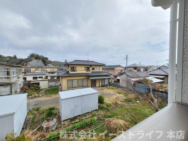 【新築戸建】　いわき市四倉町第16　ラスト1棟　価格変更！の展望|2号棟写真　バルコニーからの眺望です