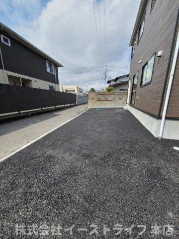 【新築戸建】　いわき市四倉町第17　限定1棟の駐車場|カースペースです　1台駐車可能