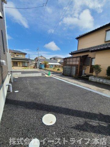 【新築戸建】　いわき市四倉町第17　限定1棟の駐車場|カースペースです　2台駐車可能（車種による）