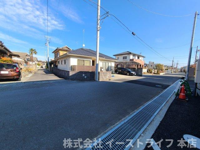 【新築戸建】　いわき市四倉町第15　の前面道路含む現地写真|北側6.0ｍ公道
