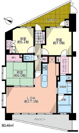 エクセレントプレイスドリームマークス　の間取り