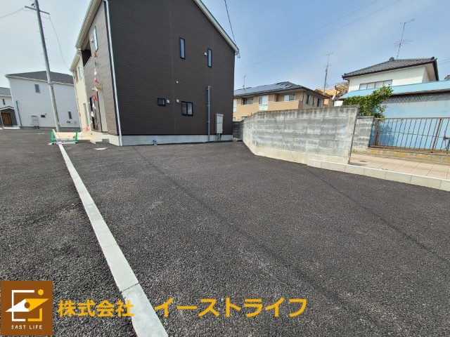 【新築戸建】　いわき市四倉町第15の駐車場|1号棟駐車場写真　3台駐車可能（車種による）