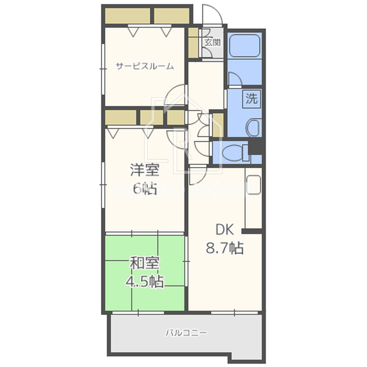 グラマシー立売堀の間取り