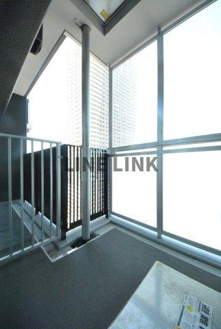 ザファインタワー梅田豊崎のバルコニー