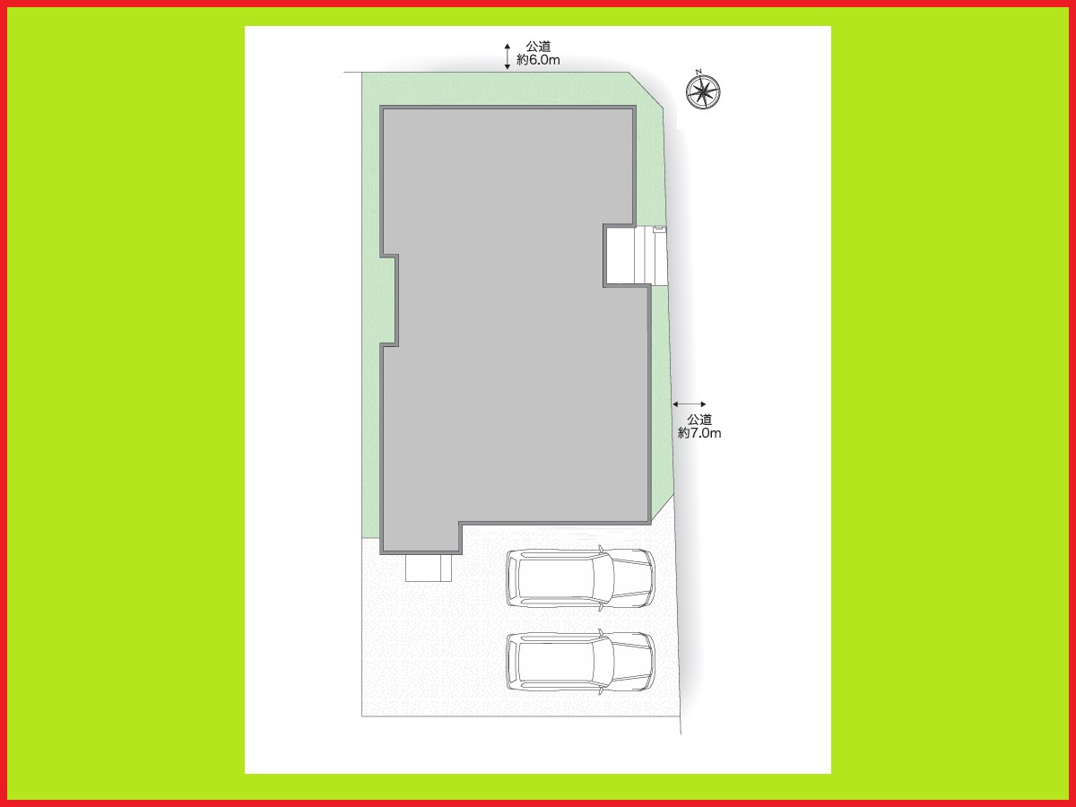 弥富市平島東３丁目の新築一戸建の区画図|◇区画図◇