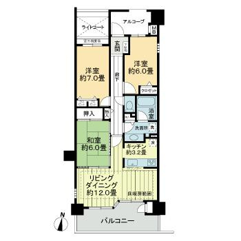 ナイスパークステイツ桜の間取り