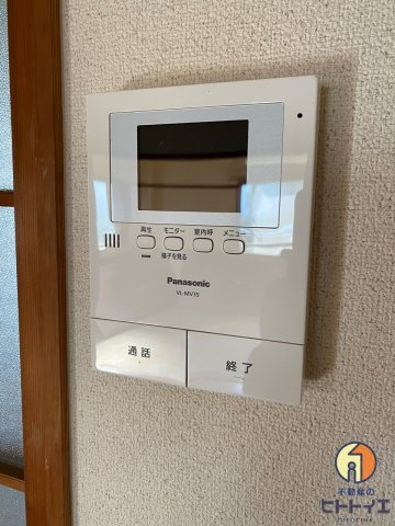 田中ハイツのセキュリティ|ＴＶモニター付きインターフォンです