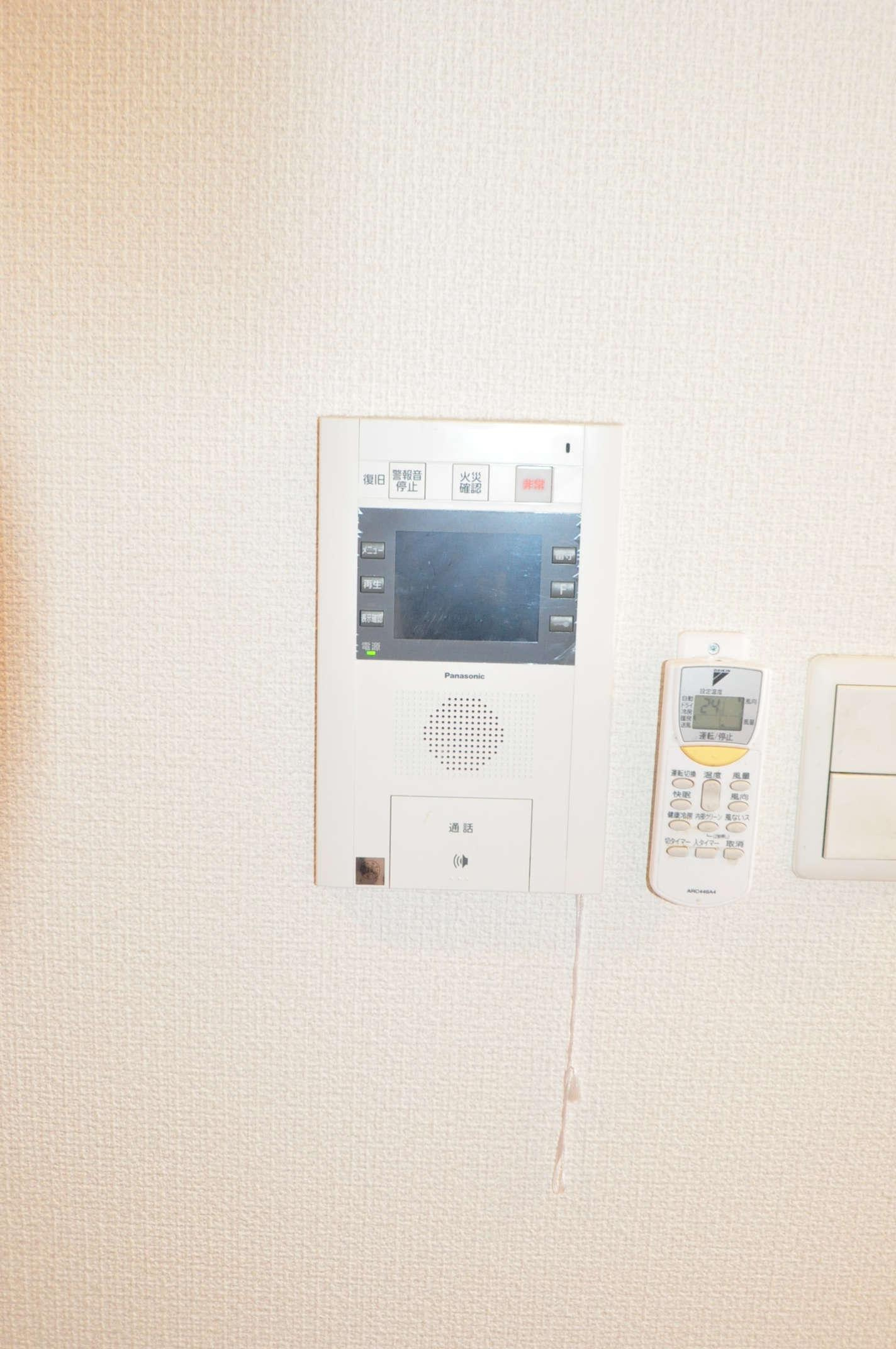 大阪市城東区中央２丁目の賃貸マンションのセキュリティ