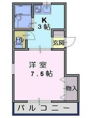 ハニーハイツの間取り