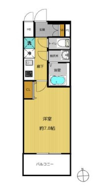 【間取り】 | セオリー大阪EAST DOOR | ※こちらの反転になります。