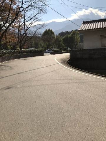 船木　売土地の前面道路含む現地写真