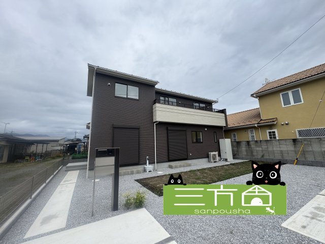 新築　桐生市琴平町　Blooming　Garden　1号棟の外観|現地写真　完成しました！物件のご内覧等、お気軽にお問合せください♪　	
