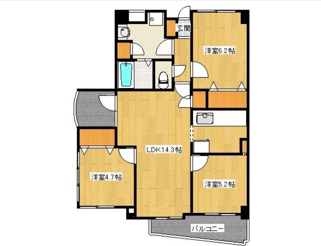 アルデールの間取り