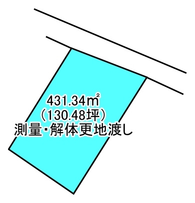 船木（池田）売土地の区画図