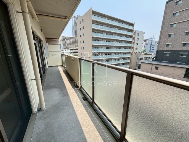 クラウディア野江のバルコニー