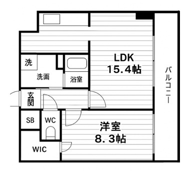 クラウディア野江の間取り