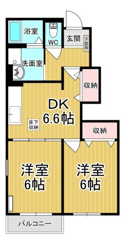 【間取り】 | アニメート・ヴィラE | カップルさんにオススメのお部屋です♪