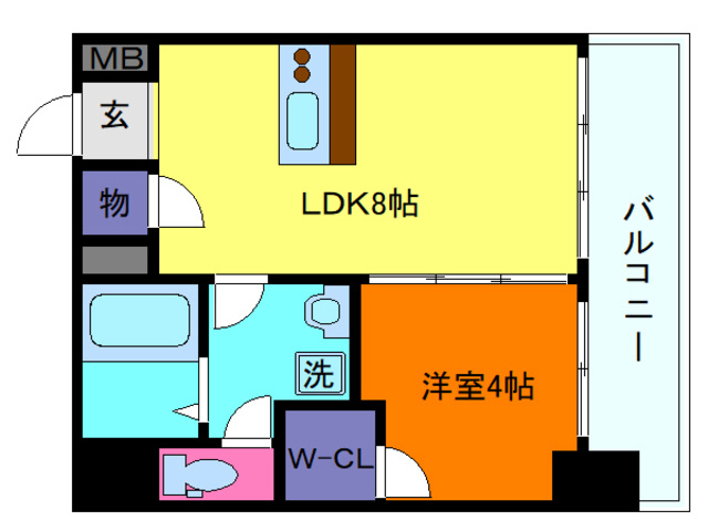 ブエナビスタ神戸イーストの間取り