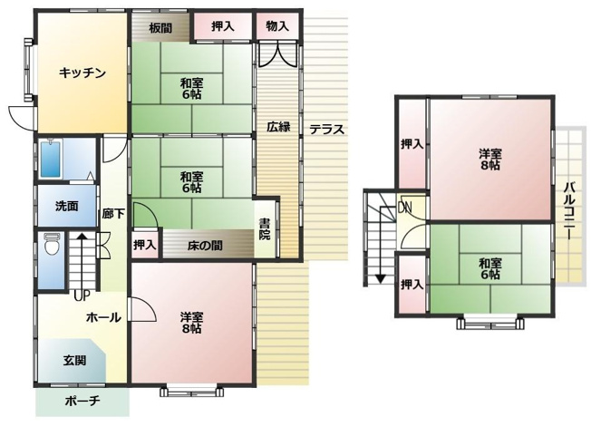 【間取り】 | 菊池市泗水町吉富