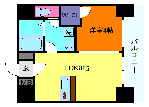 ブエナビスタ神戸イーストの間取り
