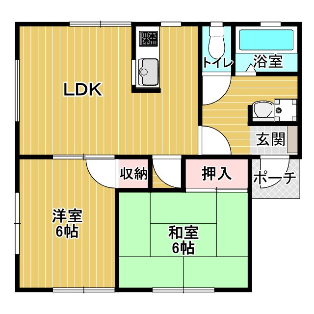 サンシャインハイツの間取り