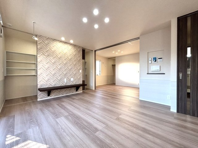 【新築】Ｄ－ＲＯＯＭ　Ｎａｋａｏｔａの居間・リビング