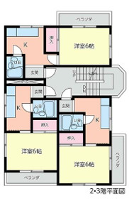 向陽ハイツ青山の間取り