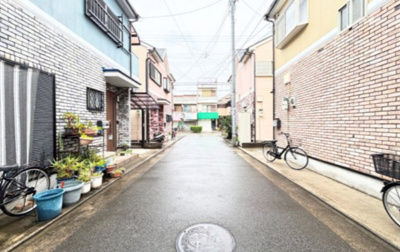 【前面道路含む現地写真】 | 八尾市南本町7丁目　中古戸建
