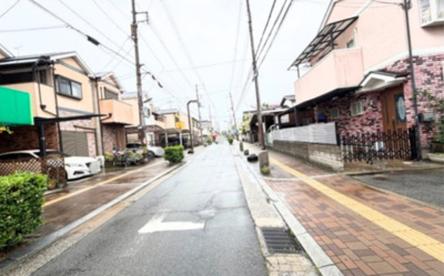 【前面道路含む現地写真】 | 八尾市南本町7丁目　中古戸建