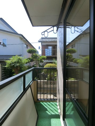 サンライフ門脇Bのバルコニー