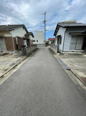 船木（元船木）売土地の前面道路含む現地写真