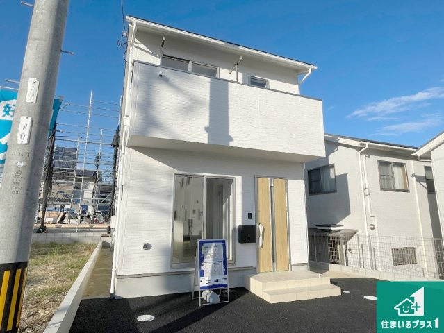 京都市山科区北花山市田町　第1期　新築一戸建ての外観|お客様に長く安心して住んでいだだける事にこだわった家づくり！住んでからのアフターサービスにもしっかりと取り組んでいます！