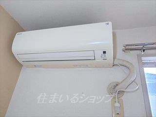 広島市安佐北区口田５丁目のアパートのその他|エアコンはサービス品です