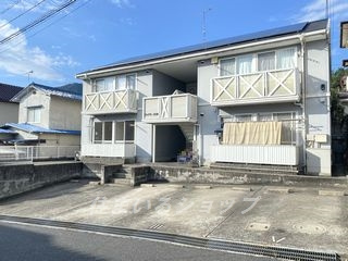 広島市安佐北区口田５丁目のアパートの駐車場