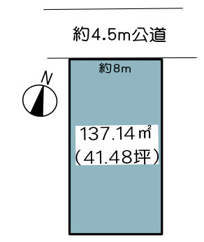 【区画図】 | 久喜市八甫　中古戸建