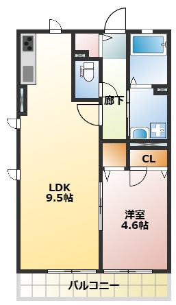 【間取り】 | ハイムK