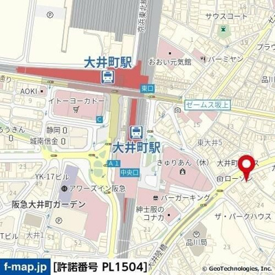 【地図】 | グランコピエ大井町駅前