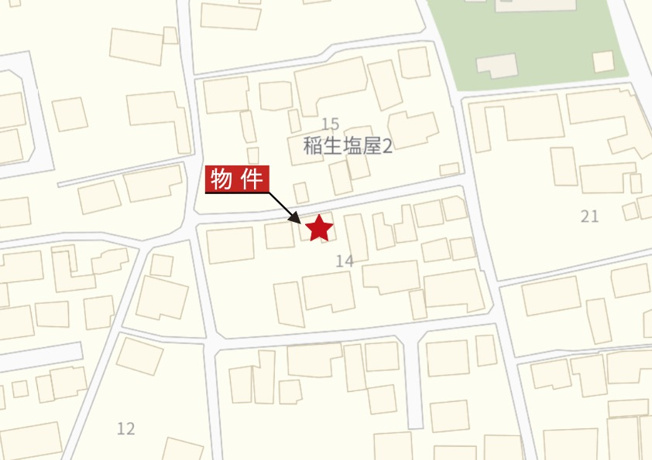 【地図】 | 鈴鹿市稲生塩屋2丁目 | 詳細Map