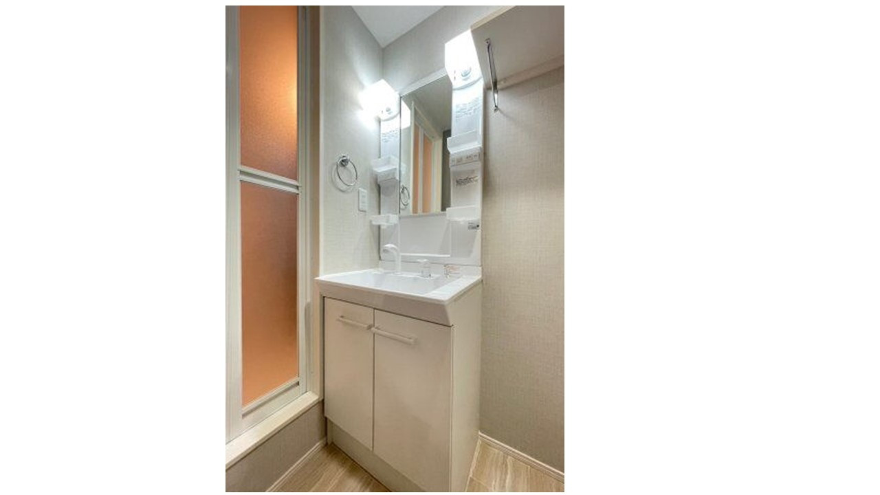 東京都足立区足立2丁目　1棟売りアパート　満室稼働中の洗面所