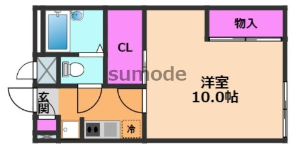 【間取り】 | レオパレスミルキーウェイ