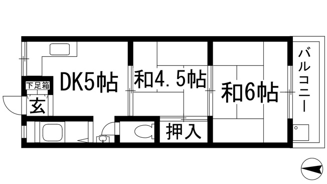 【間取り】 | グリーンハイツ