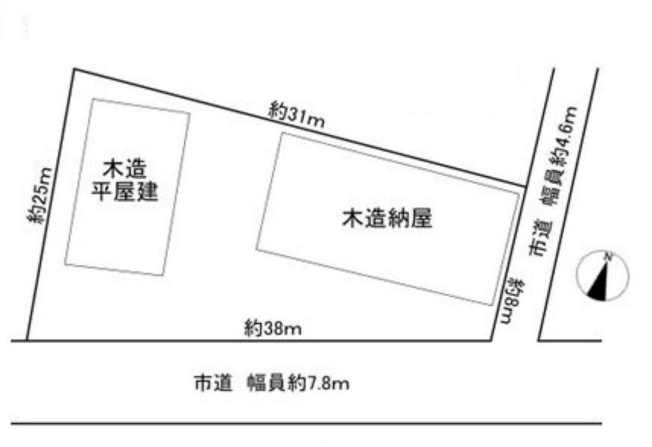 【区画図】 | 久喜市菖蒲町台　中古戸建