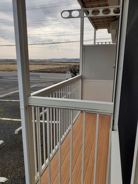 カンパーニュ壱番館のバルコニー