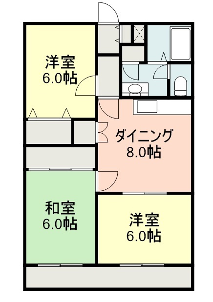 フェアウェードライブの間取り