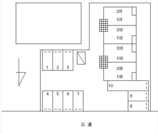 【駐車場】 | メゾン　アンジュ　幸田町大字深溝