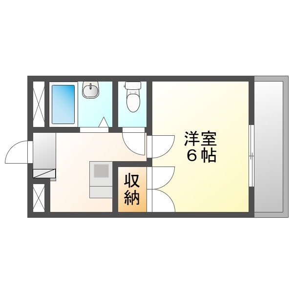 ハッピーハイツ今の間取り