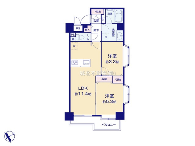 荻窪三丁目シティハウスの間取り
