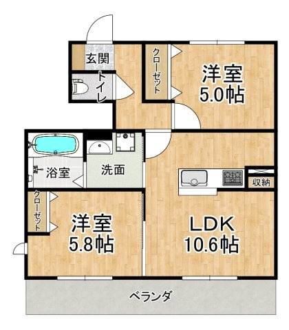 Affinoの間取り|※間取りが現況と異なる場合は現況を優先します※