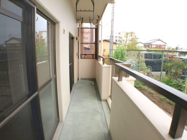 マンション摂陽のバルコニー