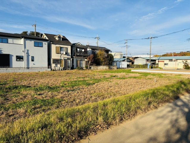 敷地面積120坪　売地　ふじみ野市大井武蔵野の前面道路含む現地写真|南側6.0ｍ公道、東側4.0ｍ公道